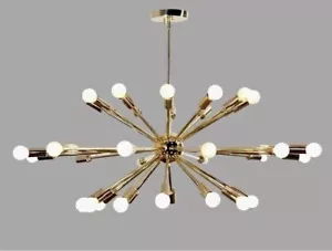Spectacular Large Mid Century Sputnik Chandelier Ceiling Light Lamp , Handmade B - Picture 1 of 6