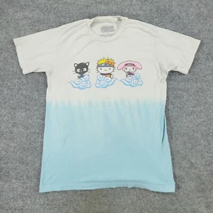Camisa Naruto Shippuden X Hello Kitty Para Hombre Camiseta Gráfica Gris Mediana Manga Corta - Imagen 1 de 16