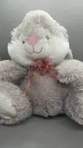Cottondale Gray Grey Bunny Rabbit 12 inch Plush Easter Stuffed Animal - NWT - Picture 1 of 5