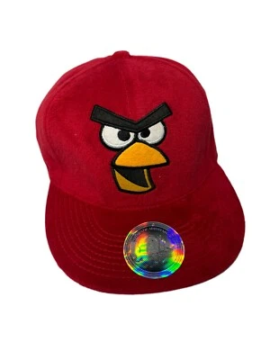 Angry Birds Red Cap Adjustable Snapback Angry Bird Trucker Hat RED - Image 1 of 4