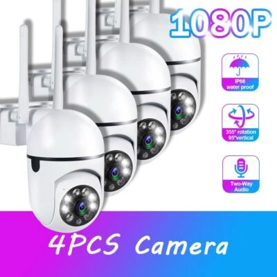4x Wireless 5G WiFi Security Camera System Smart outdoor Night Vision Cam 1080P - Image 1 of 4