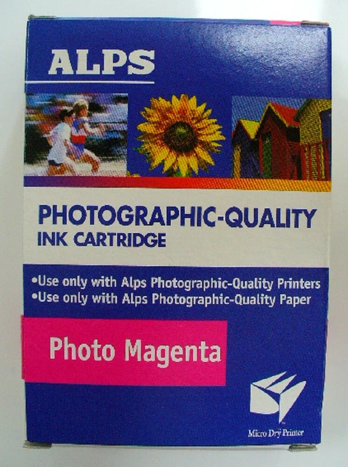 TINTA MAGENTA FOTOGRÁFICA ALPS - Para MD-1300 y MD-5000 - Uso con papel fotográfico Alpes Foto 1 de 1