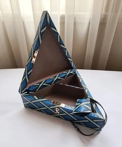 Neu Smythson Mara Dreieck Schmuckkästchen - Bild 1 von 8