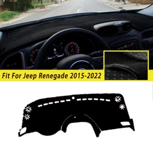 Dash Mat Cover Dashboard Non-slip Sun Protector Mat For Jeep Renegade 15-22 Car - Picture 1 of 11