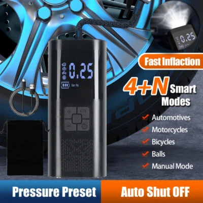 Inflation 150PSI Cordless Air Pump LCD Digital Tyre Pressure Gauge for Car Tires - image 1 of 4