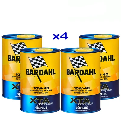 4 LITRI OLIO MOTORE BARDAHL XTA 10W40 POLAR PLUS ACEA A3-B4/ VW 502.00-505.00 - Immagine 1 di 4