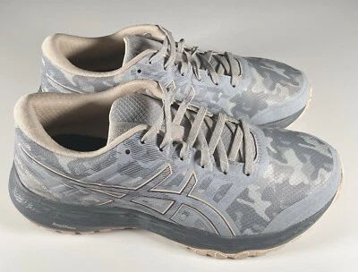Asics Gel Scram 5 Running Shoes Women’s 8.5 Gray Camouflage Amplifoam Sneakers - Image 1 of 4