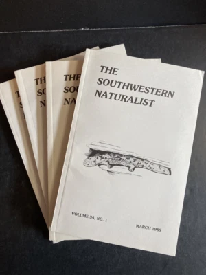 The Southwestern Naturalist, Vol. 19-44 (1974-1999). Full year lots. U-choose — 第 1/4 张图片