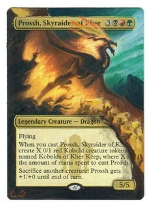 Prossh Skyraider of Kher Altered Full Art MTG Magic Commander Painted Extended - Picture 1 of 1