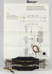 Roco N Gauge #22246 Twin Solenoid Doubleslip Turnout, LN - Picture 1 of 1
