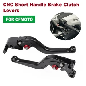 Palancas de embrague de freno de mango corto CNC para CFMOTO 500SR VOOM 675SS/SR/SR-R 675NK - Imagen 1 de 23