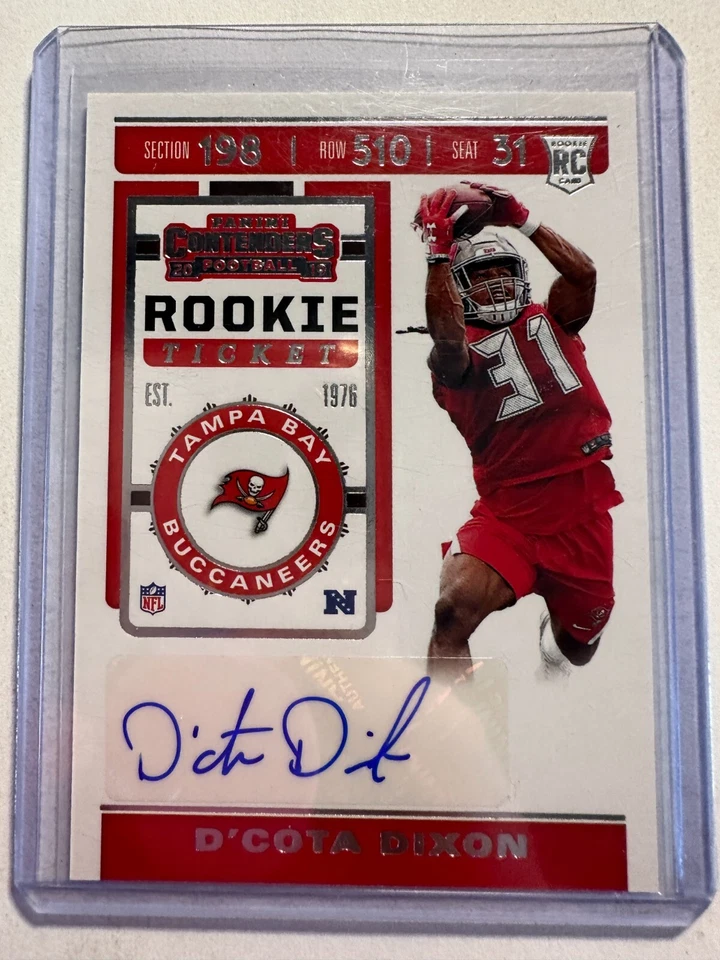 K36,614 - 2019 Panini Contenders #255 D'Cota Dixon Auto RC - Image 1 of 1