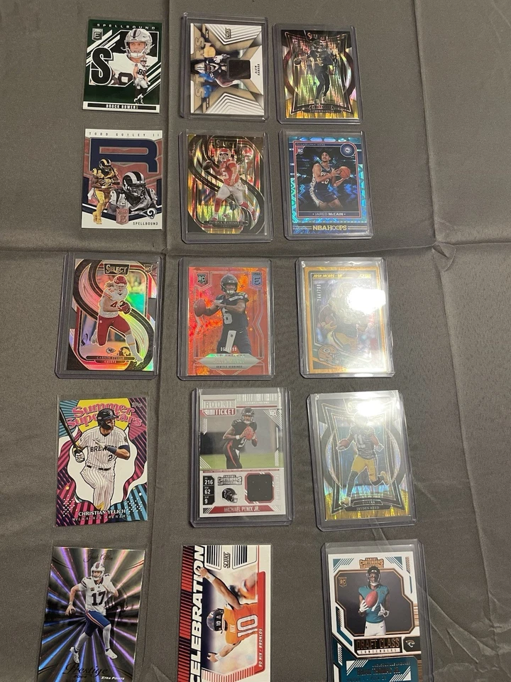 Lote de tarjetas de fútbol americano NFL muchas variedades   Foto 1 de 2