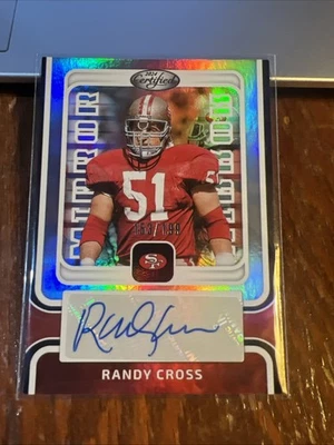 Randy Cross 2024 Certified Mirror Signatures Autographs Auto #51 /199 49ers - Image 1 of 4