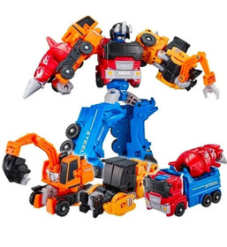 Tobot 2025 Heavy Metal Mini Version 3-Car Combine Transformer Robot Figure Korea