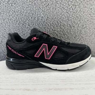 Новый баланс 990v4 мальчиков размер 6,5 черный розовый работает кроссовки KJ990RBG - Изображение 1 из 4