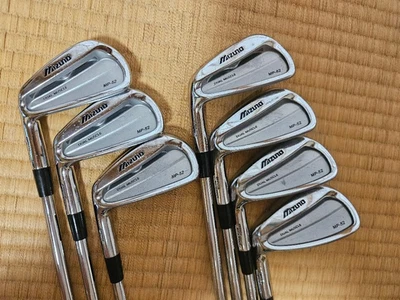 Mizuno MP-52 Eisen Set 4-PW 7 Stück Stahlschaft Steif RH Japan Golfschläger Gut - Bild 1 von 4