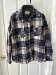 Fingerhut Vintage Años 90 Hombre Franela Forrada Camisa Talla Grande. Cuadros azul Tarzán - Imagen 1 de 19