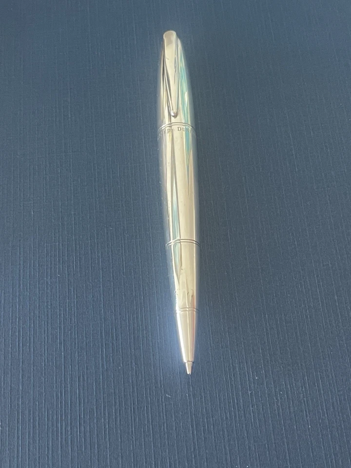 Lápis colecionável Alfred Dunhill prata pura 925 torpedo mecânico 0,7, pré-próprio - Imagem 1 de 4