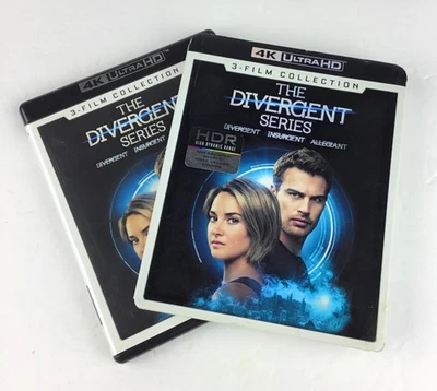 The Divergent Series 4K Ultra HD Bluray Trilogy HDR  3 Film Collection Slipcover - Image 1 of 4