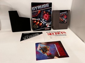GYRUSS NES CIB RARE CONDITION - INCLUDES FOAM, PLASTIC GAME SLEEVE, ETC