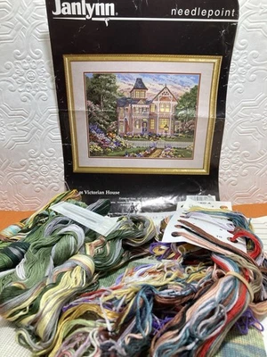 Victorian House Janlynn Needlepoint Kit Open Package - Image 1 of 4