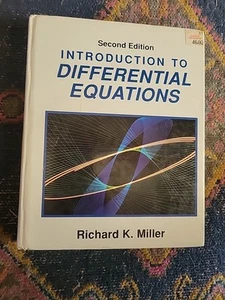 Introduction to Differential Equations by Miller, Richard K. second edition - Imagen 1 de 7
