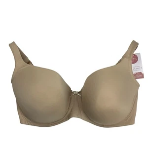Sujetador Balconette Cacique Modern Collection Nude Beige Tostado Ligeramente Forrado 38G Genial - Imagen 1 de 13