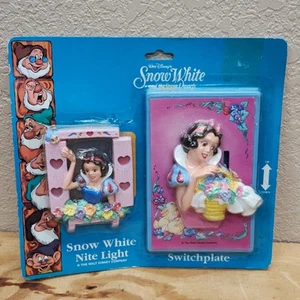 Interruttore vintage Disney Biancaneve e luce Nite NUOVO - Foto 1 di 2