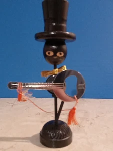 Vintage Barware Musician Playing Johnny Guitar Bottle Opener Japan Novelty - Picture 1 of 7
