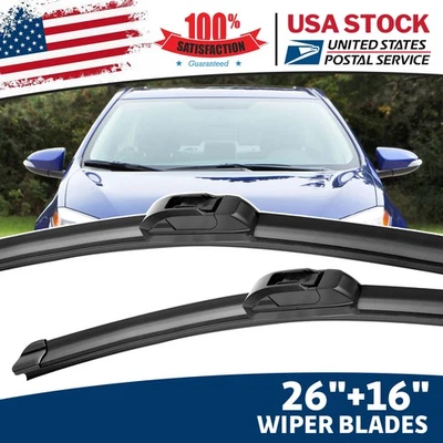 Nuevo juego de escobillas limpiaparabrisas delanteras de 26"+16" OEM para Toyota RAV4 2013-2016 Foto 1 de 4