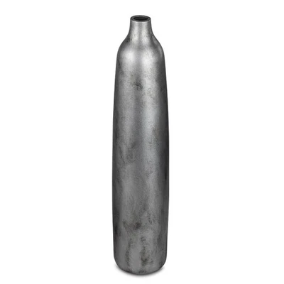 Bodenvase ANTIK SILBER H. 60cm matt silber Keramik Formano - Bild 1 von 3
