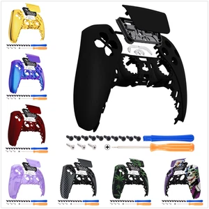 eXtremeRate Black Soft Touch Touchpad Front Top Shell Cover For ps5 Controller - Afbeelding 1 van 29
