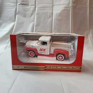 1956 Ford F-100 Pickup 1:25 Scale ACE Hardware Truck * First Gear * - Picture 1 of 12