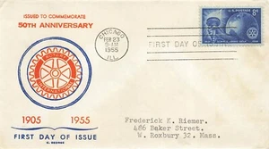 1066 8c ROTARY INERNATIONAL - C. George cachet - Picture 1 of 1