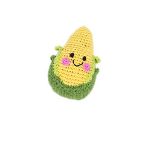 Baby soft toy Friendly sweetcorn rattle
