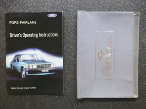 FORD " Fairlane 'ZK' " GENUINE 1984 OWNER'S MANUAL with Pouch - BLANK - rare - - Picture 1 of 17