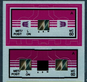 TRANSFORMERS GENERAZIONE 1, G1 DECEPTICON PARTI RATBAT REPRO ETICHETTE/ADESIVO - Foto 1 di 1