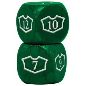 4Count Deluxe D6 Shimmery Loyalty Dice Set with 7-12 for Magic: The Gathering - Picture 1 of 11