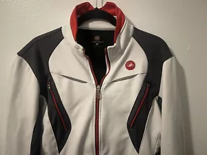 Chaqueta Castelli Rosso Corsa Donna Wind Stopper cremallera completa para mujer talla XL - Imagen 1 de 11