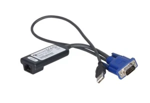 Câble adaptateur commutateur RJ45 module interface KVM Avocent AVRIQ-USB 520-291-507 - Photo 1/2