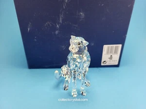 SWAROVSKI CRYSTAL CHEETAH Figurine # 183225 high tail - Picture 1 of 9