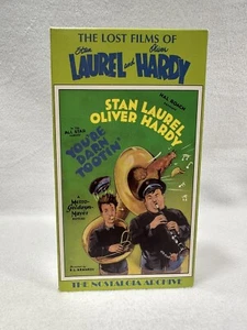 The Lost Films of Laurel & Hardy: You're Darn Tootin - VHS Video Tape Movie - Picture 1 of 3