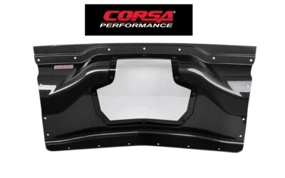 Corsa carbon fiber See-Through trunk panel 2020-25 Corvette C8  Coupe model only - Image 1 of 3