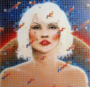 Vintage 1970s FAME celebrity portraits graphic design airbrush Bowie Monroe etc - Imagen 1 de 12