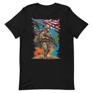 Modern Infantry Soldier Unisex t-shirt - Picture 1 of 7
