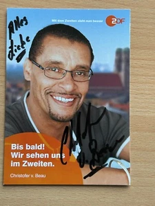 Christofer v. Beau Autogrammkarte original signiert #8406 - Bild 1 von 1