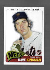 DAVE KINGMAN 2005 TOPPS PRISTINE #51 OUTSTANDING!  NEW YORK METS BASE CARD