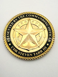 Moneta sfida F61 USS Topeka comandante ufficiale CDR Steven Tarr III - Foto 1 di 2