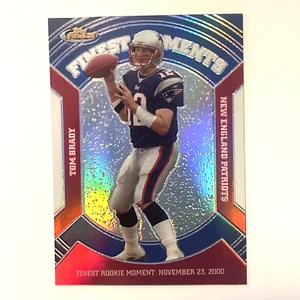 Tom Brady Finest Rookie Moments Card 2007 Topps Finest NFL New England Patriots - Picture 1 of 17